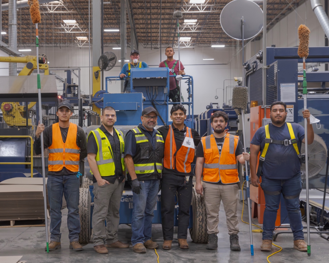VHH crew working inside a warehouse